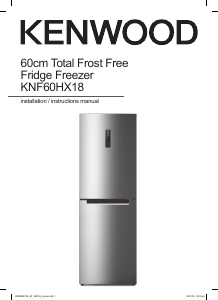Manual Kenwood KNF60HX18 Fridge-Freezer