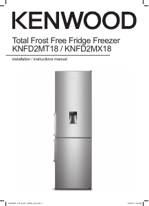 Manual Kenwood KNFD2MX18 Fridge-Freezer