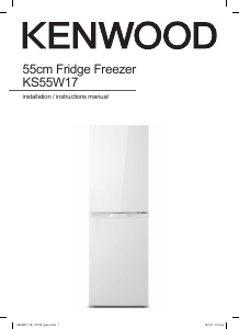 Manual Kenwood KS55W17 Fridge-Freezer