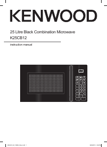 Manual Kenwood K25CB12 Microwave