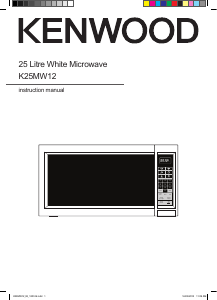 Manual Kenwood K25MW12 Microwave