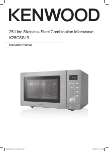 Manual Kenwood K25CSS19 Microwave