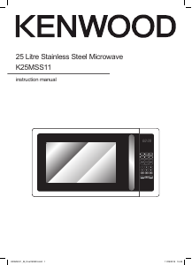 Manual Kenwood K25MSS11 Microwave