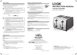 Handleiding Logik L04TC19 Broodrooster