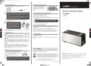 Manual Logik L04TPS13 Toaster