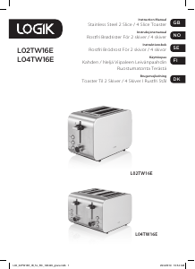 Manual Logik L04TW16E Toaster