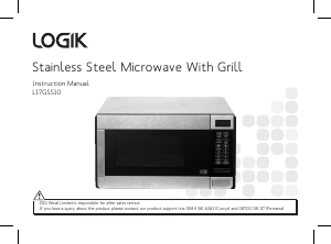 Manual Logik L17GSS10 Microwave