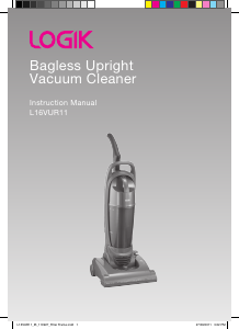 Manual Logik L16VUR11 Vacuum Cleaner