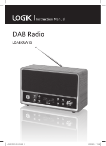 Manual Logik LDABXRW13 Radio