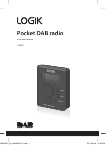 Handleiding Logik LHDAB17 Radio