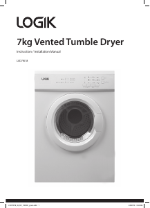 Manual Logik LVD7W18 Dryer