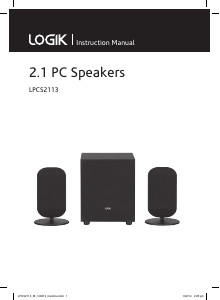 Manual Logik LPCS2113 Speaker