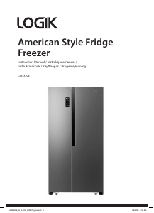 Manual Logik LSBSX20E Fridge-Freezer