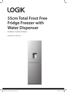 Manual Logik LNFD55W20 Fridge-Freezer