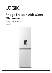 Manual Logik LSD55W20 Fridge-Freezer