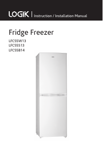 Manual Logik LFC55B14 Fridge-Freezer