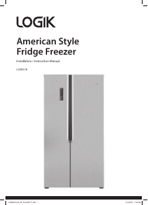 Manual Logik LSSBSS18 Fridge-Freezer