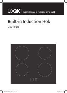 Manual Logik LINDHOB16 Hob