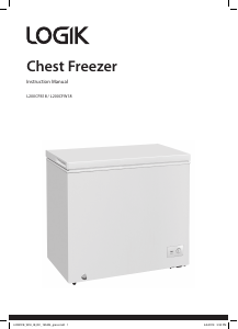 Manual Logik L200CFW18 Freezer