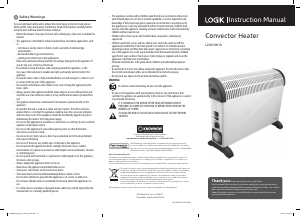 Manual Logik L20CHW10 Heater