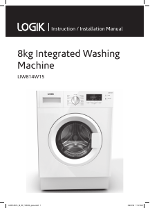 Manual Logik LIW814W15 Washing Machine