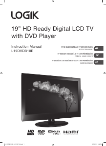 Návod Logik L19DVDB10E LCD televízor