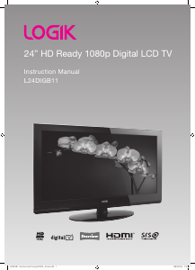 Handleiding Logik L24DIGB11 LCD televisie