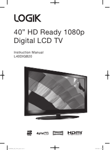 Manual Logik L40DIGB20 LCD Television