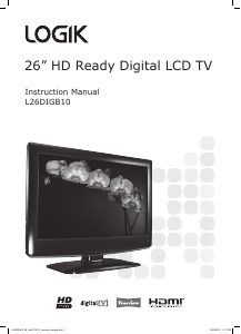 Manual Logik L26DIGB10 LCD Television