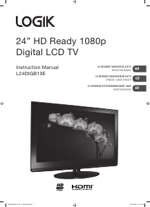 Manual Logik L24DIGB10E LCD Television