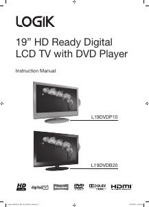 Manual Logik L19DVDB20 LCD Television