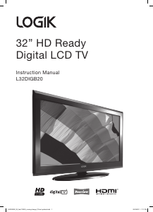Handleiding Logik L32DIGB20 LCD televisie