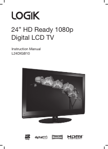 Handleiding Logik L24DIGB10 LCD televisie