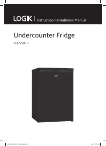 Manual Logik LUL55B13 Refrigerator