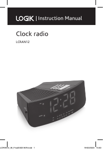 Manual Logik LCRAN12 Alarm Clock Radio