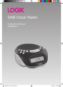 Handleiding Logik LDABCR11 Wekkerradio