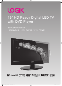 Handleiding Logik L19LDVP11 LED televisie