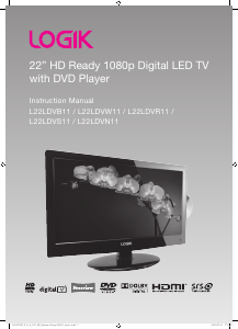 Handleiding Logik L22LDVR11 LED televisie