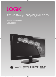 Handleiding Logik L22LDIB11 LED televisie