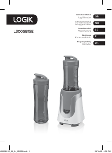 Bruksanvisning Logik L300SB15E Blender