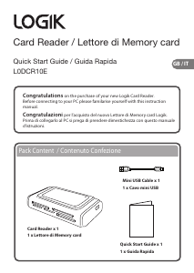 Manual Logik L0DCR10E Card Reader