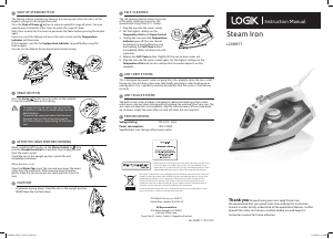 Handleiding Logik L200IR17 Strijkijzer