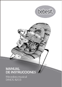 Manual de uso Bebesit 8203 Dinos Hamaca bebé