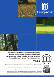 Manual Husqvarna T435 Motosserra