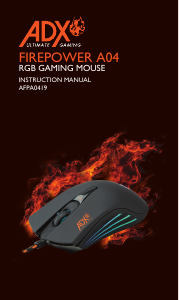 Manual ADX AFPA0419 Mouse