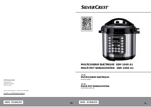 Handleiding SilverCrest SSM 1000 A1 Multicooker
