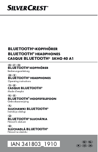 Instrukcja SilverCrest SKHO 40 A1 Słuchawki