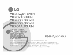 Handleiding LG MS-194A Magnetron