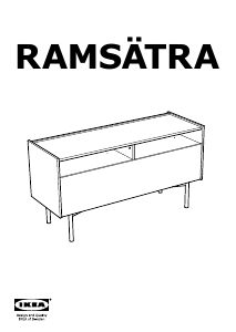 사용 설명서 이케아 RAMSATRA TV 벤치