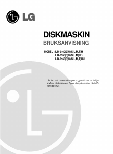 Bruksanvisning LG LD-2163MHU Diskmaskin